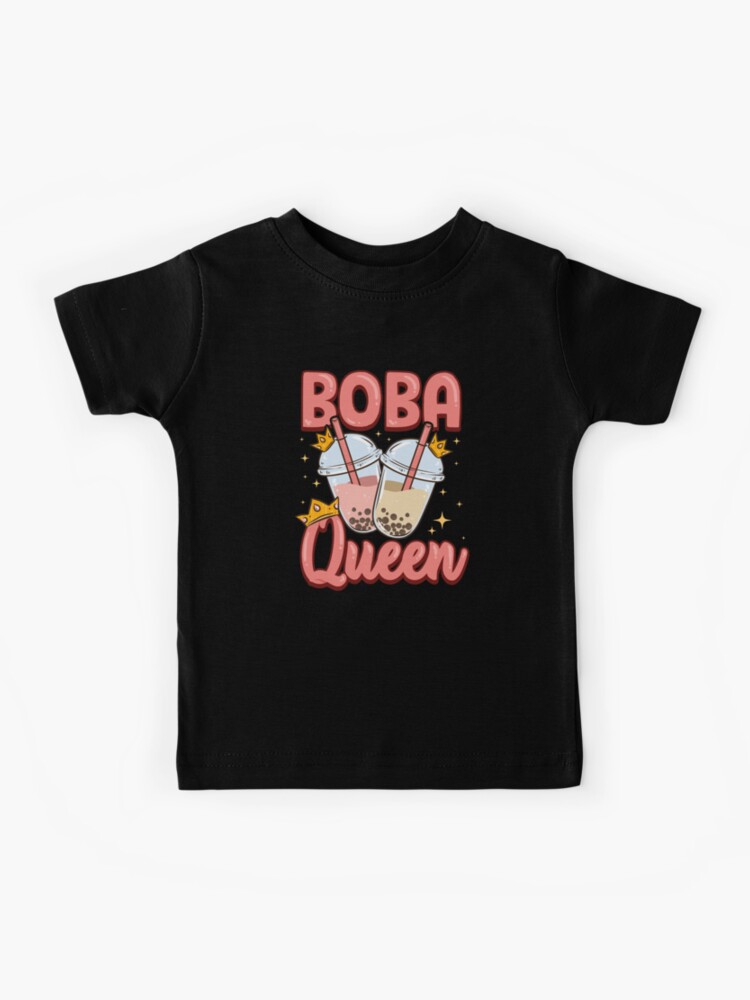 Boba Queen Shirt Cute Kawaii Funny Bubble Tea Shirt
