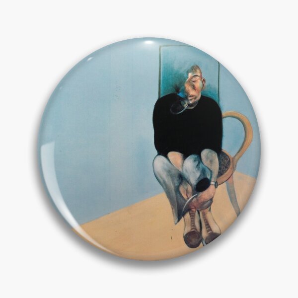 Item preview, Francis Bacon Exhibition Art Poster 1984 - Study for Self-Portrait designed and sold by Francisco Couto.