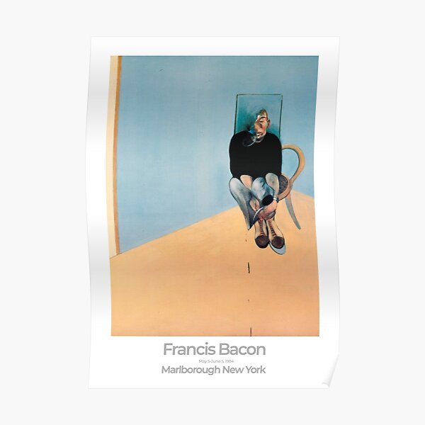Francis Bacon Exhibition Art Poster 1984 - Study for Self-Portrait Poster