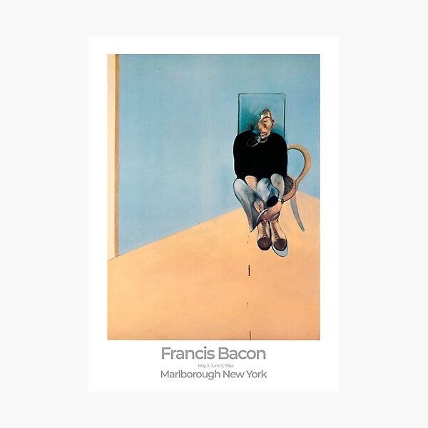 Item preview, Francis Bacon Exhibition Art Poster 1984 - Study for Self-Portrait designed and sold by Francisco Couto.