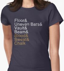 Women's Gymnastics Events Women's Fitted T-Shirt