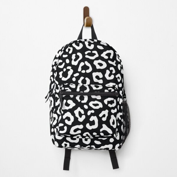 Item preview, Black and White Leopard Spots on Black designed and sold by FouShop.