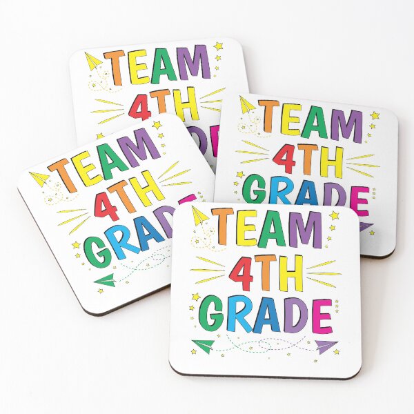 Item preview, Team 4th Grade Fourth First Day of School designed and sold by ZNOVANNA.