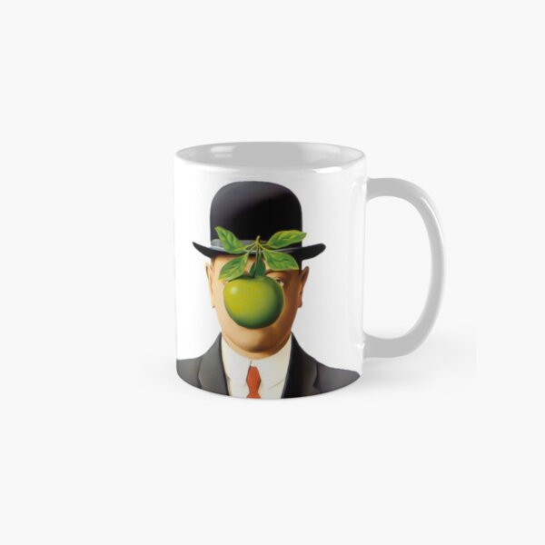 Rene Magritte The Son of Man, 1964 Artwork, Tshirts, Posters, Prints, Bags, Men, Women, Youth Classic Mug