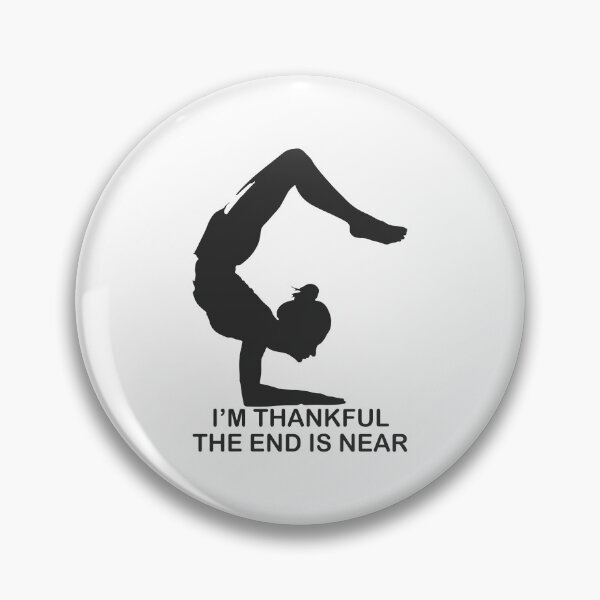 Artikelvorschau, I'm thankful the end is near - Yoga entworfen und verkauft von saechla.