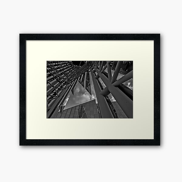 Pointy subject Abstract Framed Art Print
