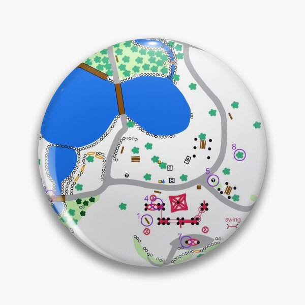 Item preview, Map of McAlpin Reserve in Ringwood North designed and sold by HaniaAnia.