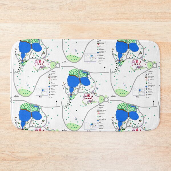 Item preview, Map of McAlpin Reserve in Ringwood North designed and sold by HaniaAnia.