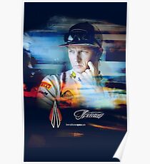Iceman Stare - Poster/cards - Kimi Raikkonen Poster