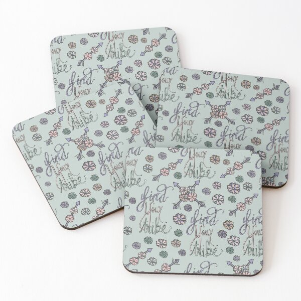 Item preview, Find your tribe - Green Colour Palette designed and sold by Sketchbook Designs.