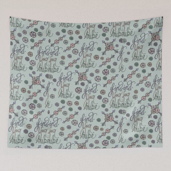 Item preview, Find your tribe - Green Colour Palette designed and sold by Sketchbook Designs.