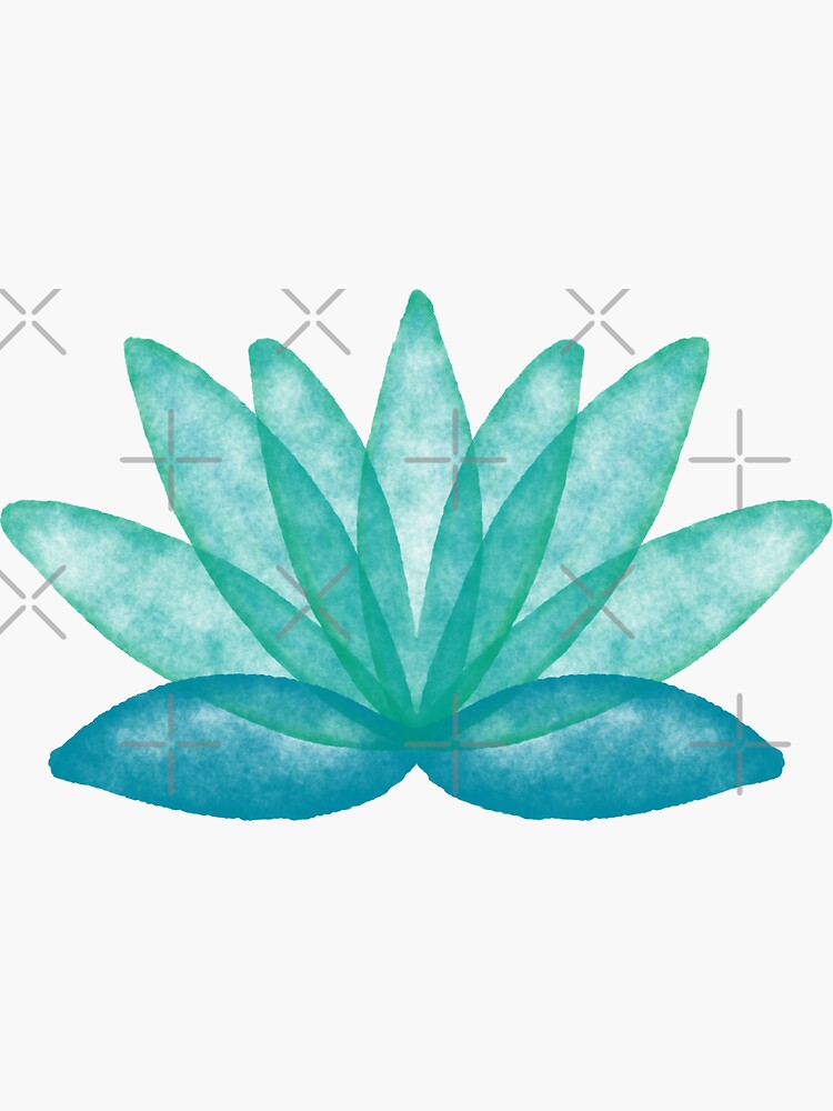 Calm Corner Lotus Floral Watercolor on rose marble by nobelbunt