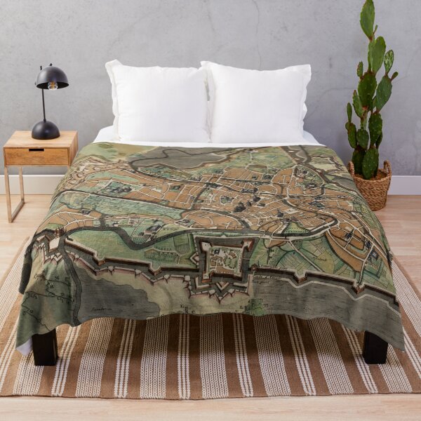 Item preview, Vintage Ghent Belgium Map (1712) designed and sold by BravuraMedia.