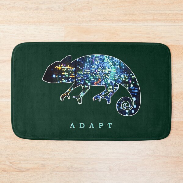Item preview, Adapt - Blue Chameleon Urban Jungle Survival  designed and sold by ElJimmo.