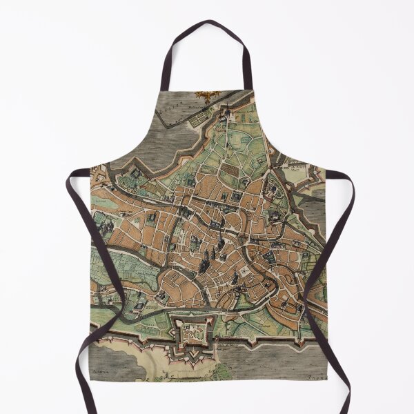 Item preview, Vintage Ghent Belgium Map (1712) designed and sold by BravuraMedia.