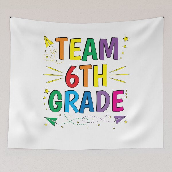 Item preview, Team 6th Grade Sixth First Day of School designed and sold by ZNOVANNA.