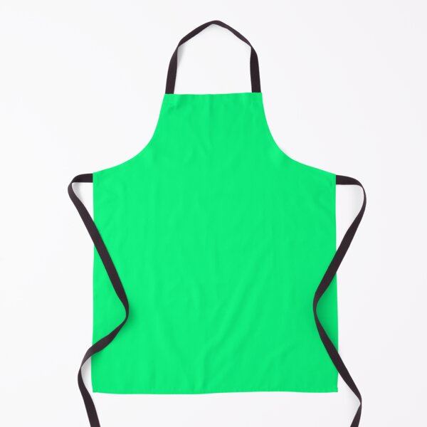 color spring green  Kitchen Apron