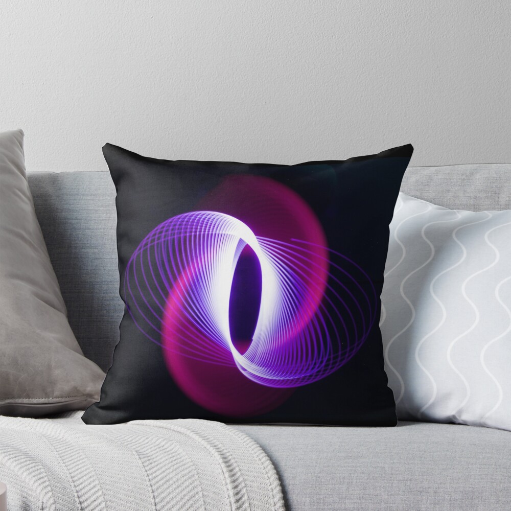 Item preview, Throw Pillow designed and sold by BorderLoopLab.
