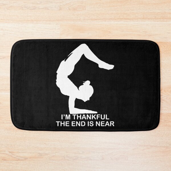 Artikelvorschau, I'm thankful the end is near - Yoga - White entworfen und verkauft von saechla.