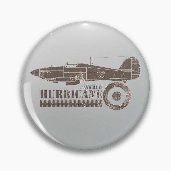 Item preview, RAF Battle of Britain Fighter - Hurricane (distressed) designed and sold by StrongVlad.