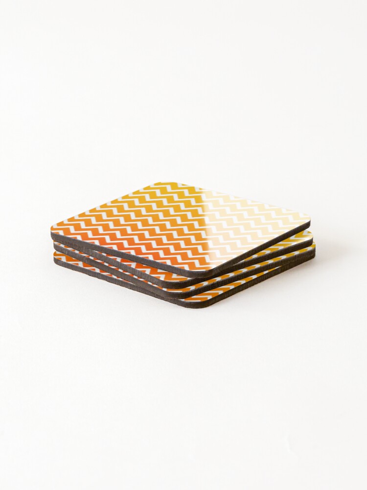 Thumbnail 4 of 5, Coasters (Set of 4), Striped texture designed and sold by powerpointer.