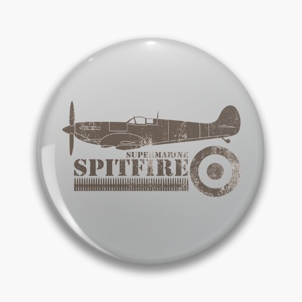 Item preview, RAF Battle of Britain Fighter - Spitfire (distressed) designed and sold by StrongVlad.