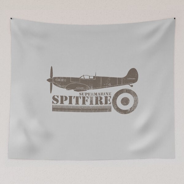 Item preview, RAF Battle of Britain Fighter - Spitfire (distressed) designed and sold by StrongVlad.