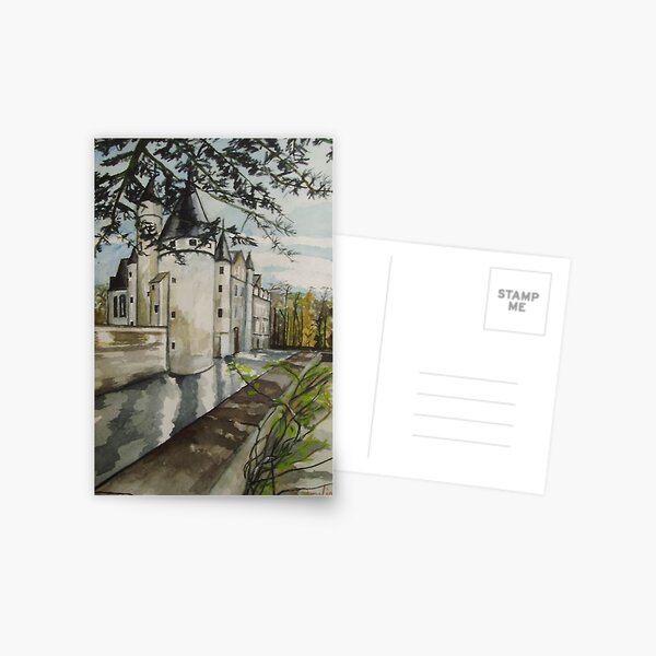 Chateaux Chennenceaux Postcard