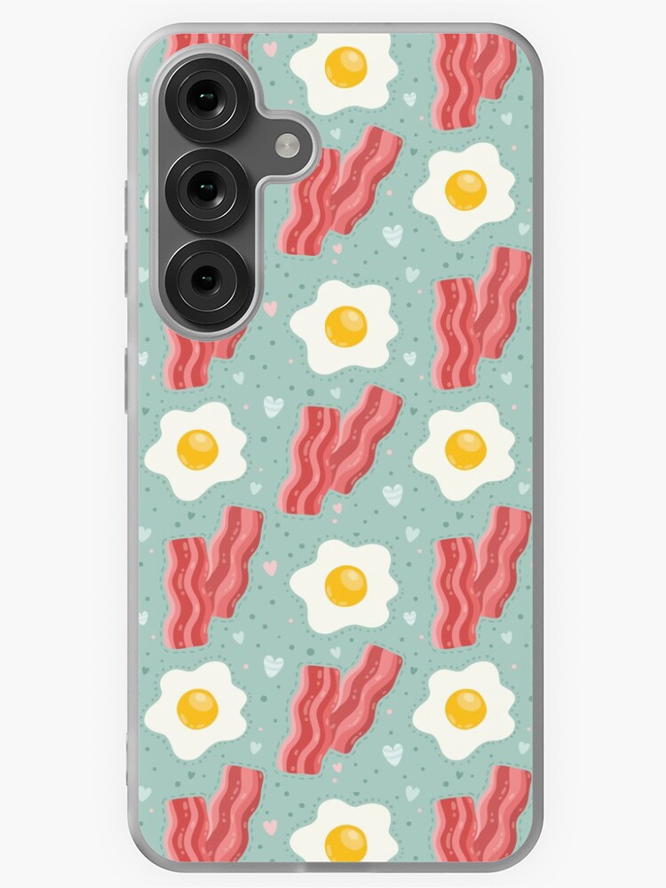 Thumbnail 1 of 4, Samsung Galaxy Phone Case, Egg and bacon designed and sold by kostolom3000.