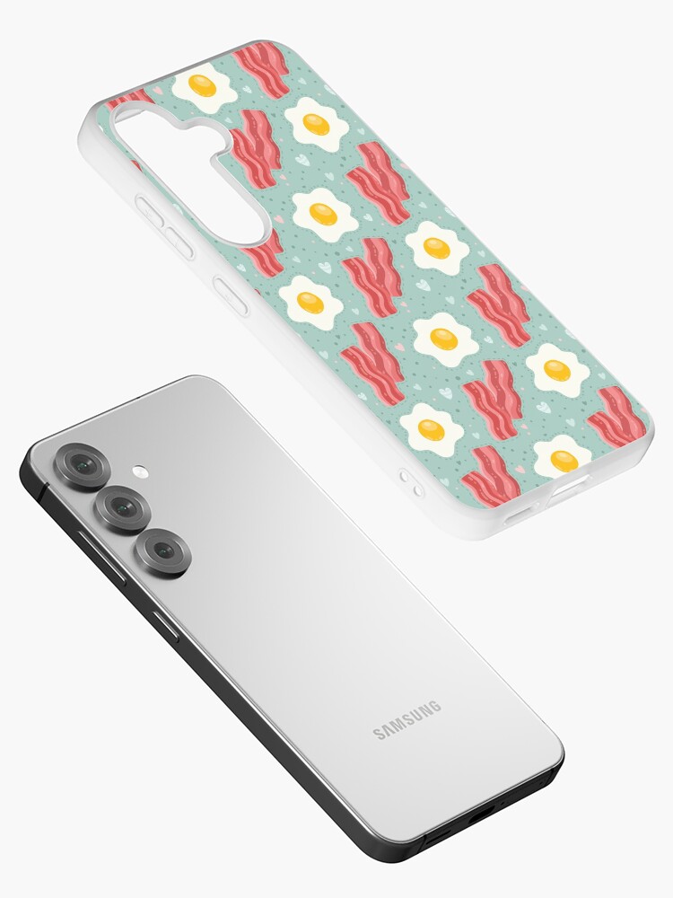 Thumbnail 2 of 4, Samsung Galaxy Phone Case, Egg and bacon designed and sold by kostolom3000.