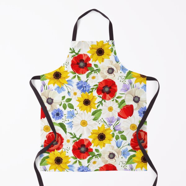 Item preview, Floral pattern with bright colorful wild flowers. designed and sold by Naddya.