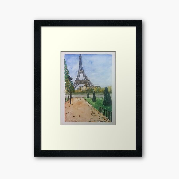Eiffel Tower, Paris France Framed Art Print