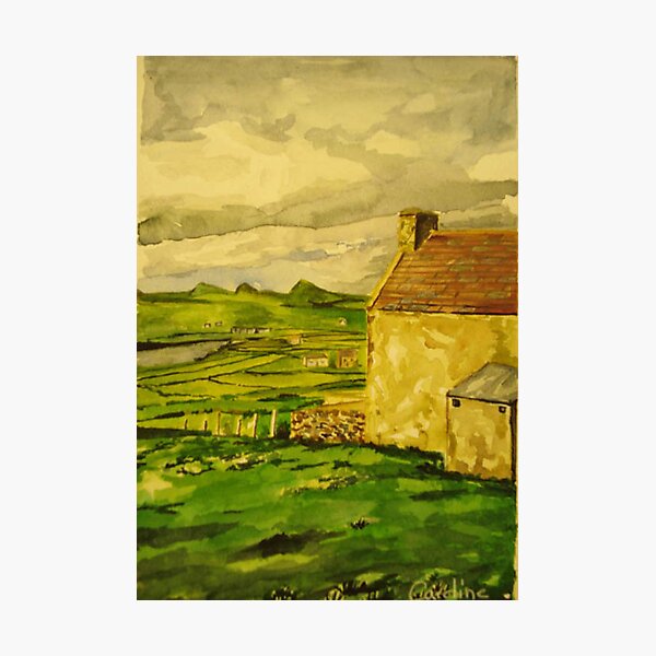 irish farm house Photographic Print