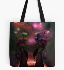 Invader Zim Fan Art - Almighty Tallest Red & Purple Tote Bag
