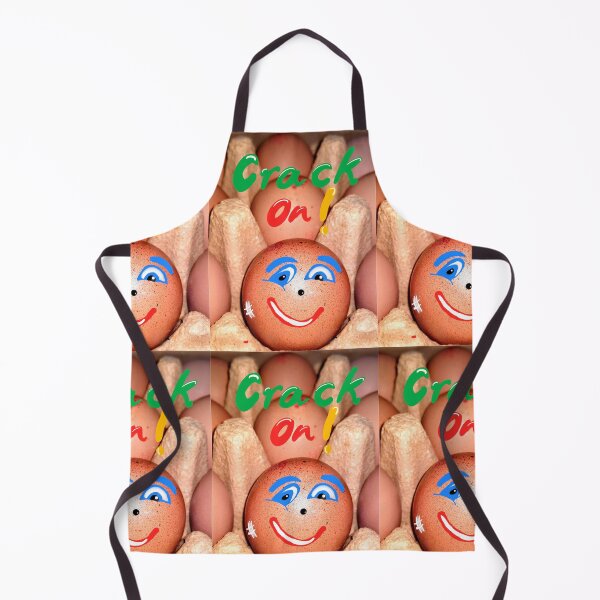 Item preview, Crack on motivational funny saying on an egg shell designed and sold by Artonmytee.