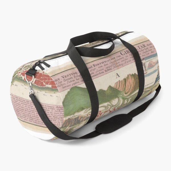 Item preview, Vintage Gibraltar Map (1733) designed and sold by BravuraMedia.