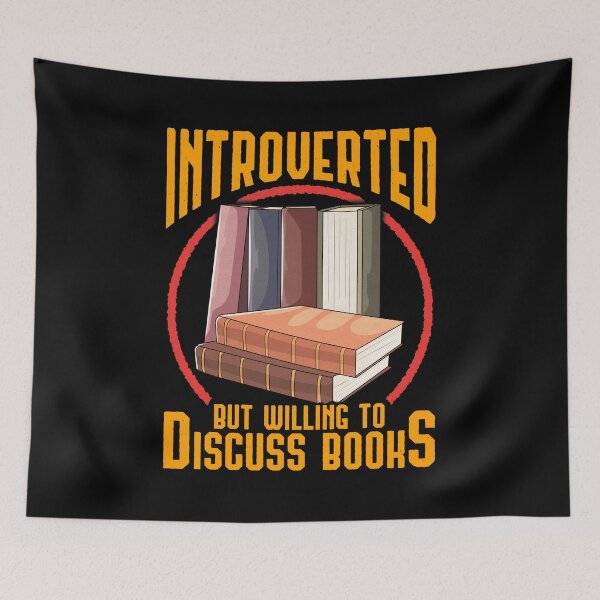 Item preview, Funny Introverted But Willing To Discuss Books designed and sold by perfectpresents.