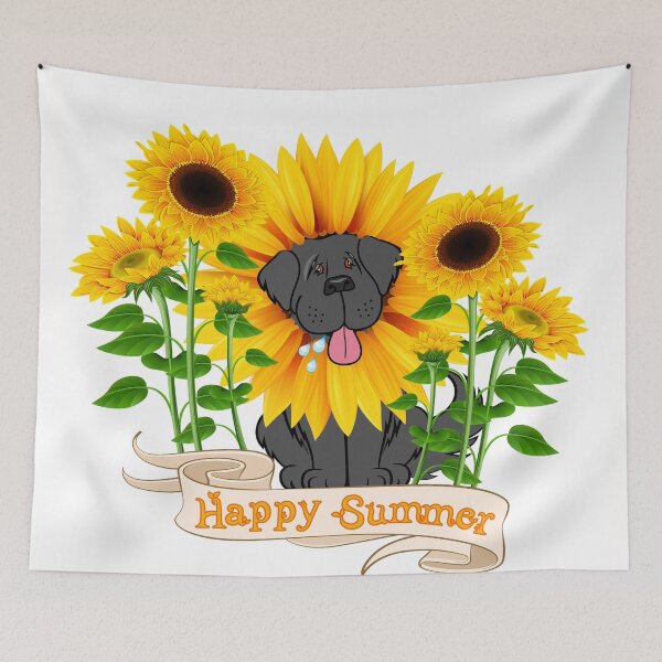 Item preview, Happy Summer Newfie designed and sold by Christine Mullis.
