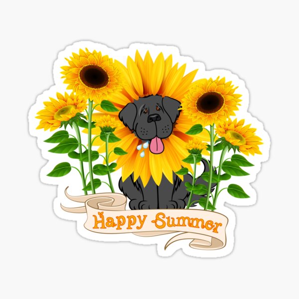 Happy Summer Newfie Sticker