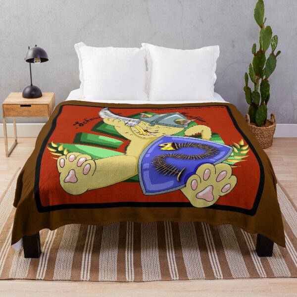 Katze 'Goldi' Version 5 Fleecedecke