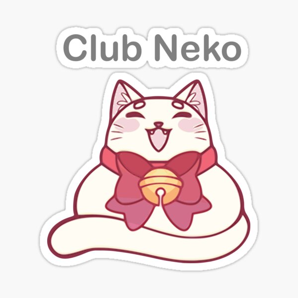 Club Neko Gacha Club Sticker By Overflowhidden Redbubble
