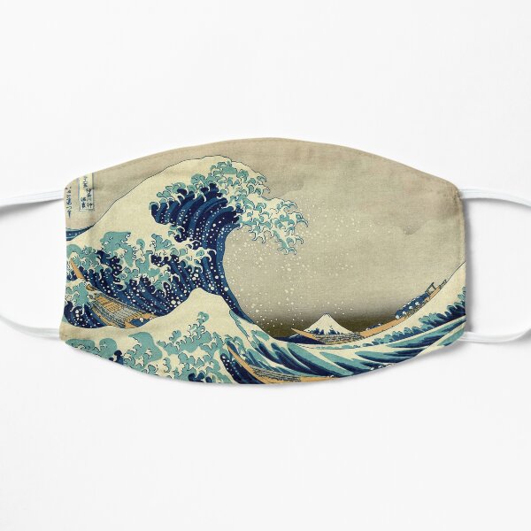 Hokusai, The Great Wave off Kanagawa, Japan, Japanese, Wood block, print Masque sans plis