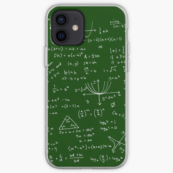 Algebra Math Sheet iPhone Soft Case