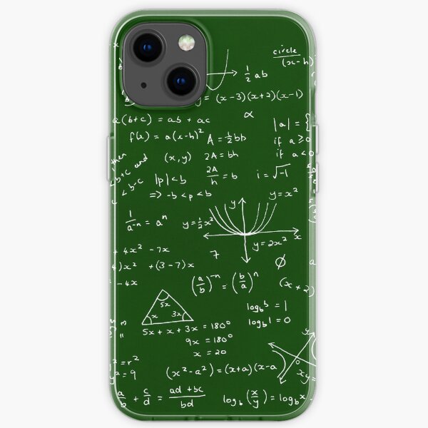 Algebra Math Sheet iPhone Soft Case