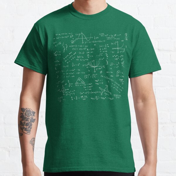 Algebra Math Sheet Classic T-Shirt