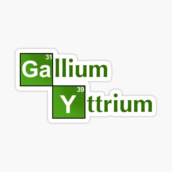 Gallium yee Sticker