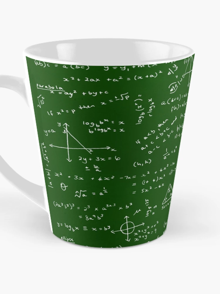 Thumbnail 3 of 4, Coffee Mug, Algebra Math Sheet designed and sold by funmaths.