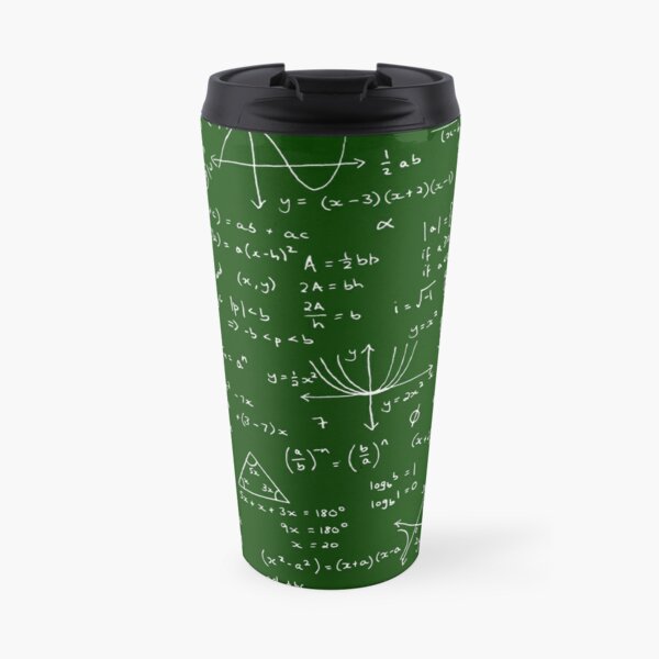 Algebra Math Sheet Travel Mug