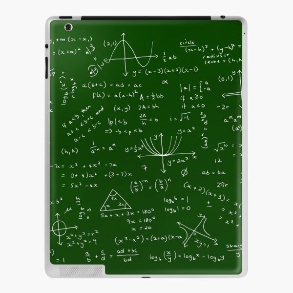 Algebra Math Sheet iPad Skin