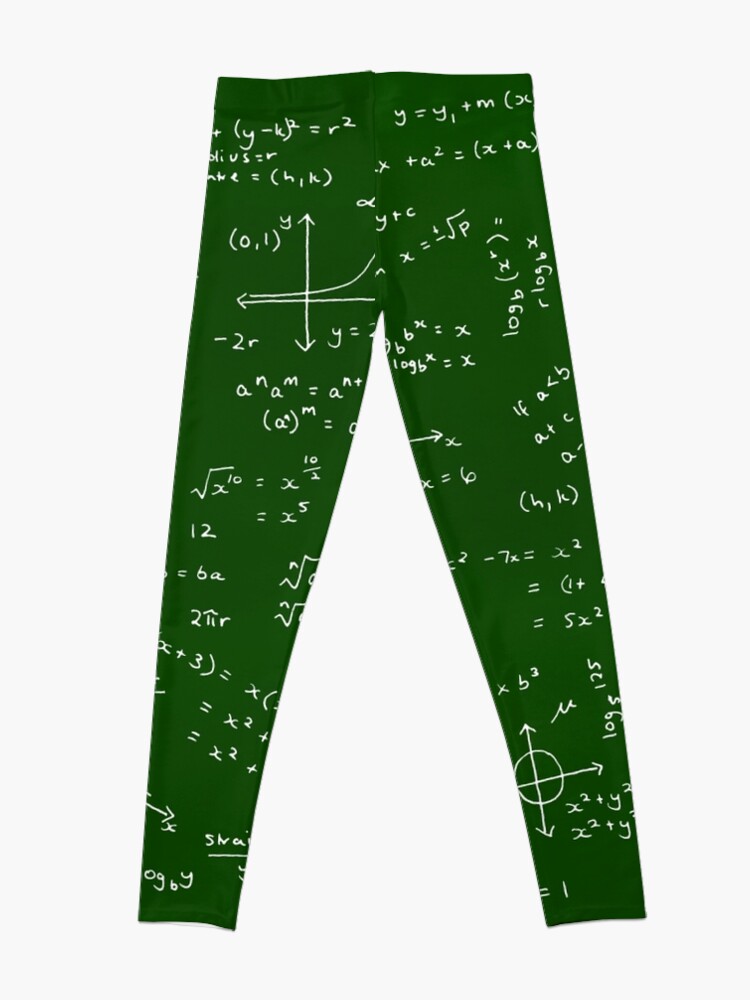 Algebra Math Sheet Leggings for Sale by funmaths
